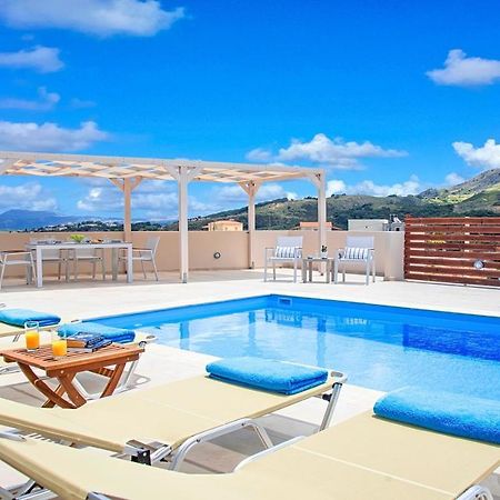 Villa Di Giorgio Heated Pool Kournas Екстер'єр фото